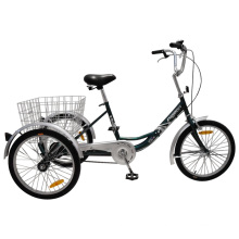 Cheap 24" Single Speed Cargo Delta Tricycle